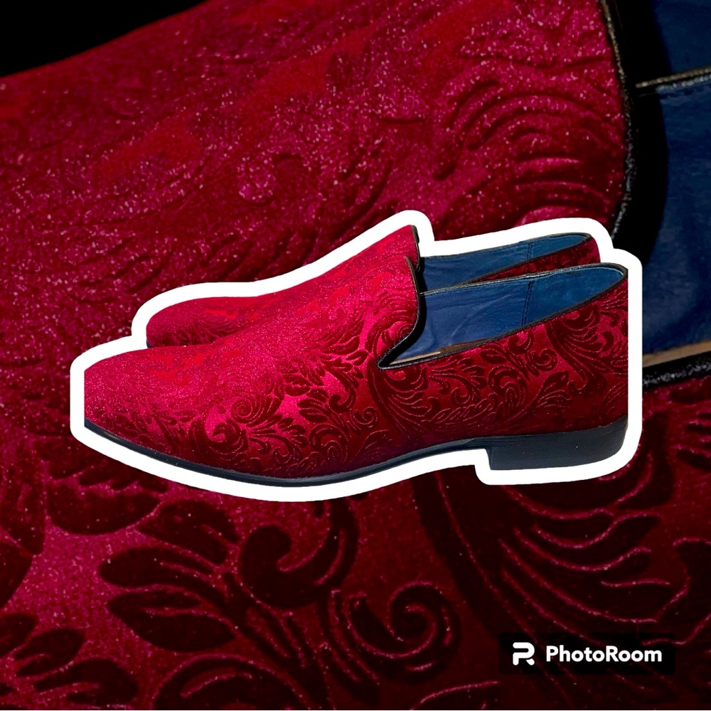 Robert Graham Meade Magenta Loafers